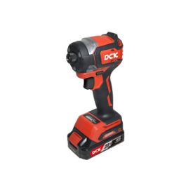 DCK Akkus ütvecsavarozó 1/4" 208 Nm szénkefe nélküli 20 V (1 x 4,0 Ah akku + töltő)   DCK Akkus ütvecsavarozó 1/4" 208 Nm szénkefe nélküli 20 V (1 x 4,0 Ah akku + töltő)