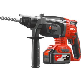 DCK Akkus kombikalapács 2,8 J SDS-Plus szénkefe nélküli 20 V (2 x 5,0 Ah akku + töltő)   DCK Akkus kombikalapács 2,8 J SDS-Plus szénkefe nélküli 20 V (2 x 5,0 Ah akku + töltő)