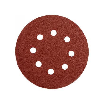 GERMAFLEX Brúsny kotúč na suchý zips 125 mm / P100 8 otvorov (5 ks)