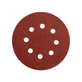 GERMAFLEX Brúsny kotúč na suché brúsenie s roztrhávaním 125 mm / P150 8 otvorov (5 ks)   GERMAFLEX Brúsny kotúč na suché brúsenie s roztrhávaním 125 mm / P150 8 otvorov (5 ks)