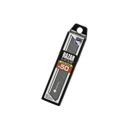 TAJIMA Razar Black Lámavý nôž 18 mm čierny (50 ks)
