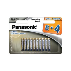 PANASONIC AAA/mikroodolná alkalická batéria 1,5 V (10 ks) PANASONIC AAA/mikroodolná alkalická batéria 1,5 V (10 ks)