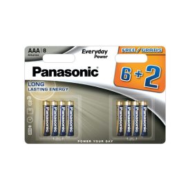 PANASONIC AAA/mikroodolná alkalická batéria 1,5 V (8ks) PANASONIC AAA/mikroodolná alkalická batéria 1,5 V (8ks)