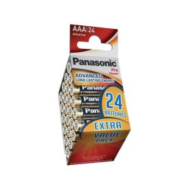 PANASONIC AAA/mikro super odolná alkalická batéria 1,5 V (24ks)   PANASONIC AAA/mikro super odolná alkalická batéria 1,5 V (24ks)