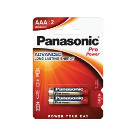 PANASONIC AAA/mikro super odolná alkalická batéria 1,5 V (2 ks)   PANASONIC AAA/mikro super odolná alkalická batéria 1,5 V (2 ks)
