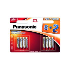 PANASONIC AAA/mikro super odolná alkalická batéria 1,5 V (8 ks)   PANASONIC AAA/mikro super odolná alkalická batéria 1,5 V (8 ks)