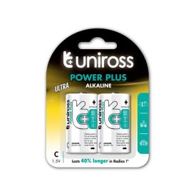 UNIROSS C/baby odolná alkalická batéria 1,5 V (2ks) UNIROSS C/baby odolná alkalická batéria 1,5 V (2ks)