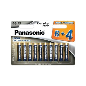 PANASONIC AA/tužková odolná alkalická batéria 1,5 V (10 ks)   PANASONIC AA/tužková odolná alkalická batéria 1,5 V (10 ks)