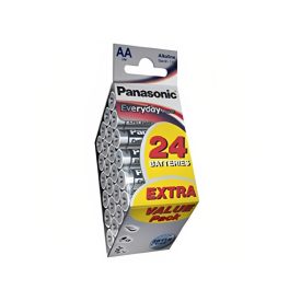 PANASONIC AA/tužková odolná alkalická batéria 1,5 V (24 ks)   PANASONIC AA/tužková odolná alkalická batéria 1,5 V (24 ks)