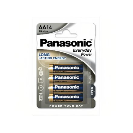 PANASONIC AA/tužková odolná alkalická batéria 1,5 V (4 ks)