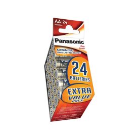 PANASONIC AA/tužková super odolná alkalická batéria 1,5 V (24ks)   PANASONIC AA/tužková super odolná alkalická batéria 1,5 V (24ks)