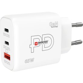 SKROSS GaN Rýchla nabíjačka 65 W PD 2 x USB-C SKROSS GaN Rýchla nabíjačka 65 W PD 2 x USB-C
