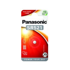 PANASONIC SR521 mincový článok z oxidu striebra 1,55 V PANASONIC SR521 mincový článok z oxidu striebra 1,55 V