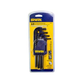 IRWIN Súprava imbusových kľúčov s guľovou hlavou 10 dielov (1,5-10 mm)   IRWIN Súprava imbusových kľúčov s guľovou hlavou 10 dielov (1,5-10 mm)