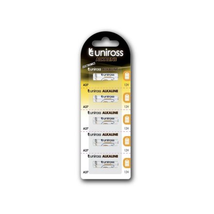 UNIROSS A27/27A/SP5 alkalická batéria 12 V (5 ks)