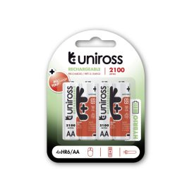 UNIROSS AA/tužková batéria 1,2 V 2100 mAh (4 ks) UNIROSS AA/tužková batéria 1,2 V 2100 mAh (4 ks)