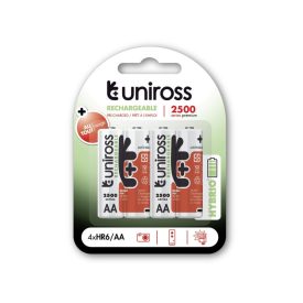 UNIROSS AA/tužková batéria 1,2 V 2500 mAh (4 ks) UNIROSS AA/tužková batéria 1,2 V 2500 mAh (4 ks)