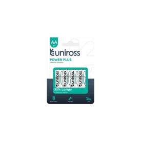 UNIROSS AAA/mikro dlhotrvajúca alkalická batéria 1,5 V (4 ks)   UNIROSS AAA/mikro dlhotrvajúca alkalická batéria 1,5 V (4 ks)