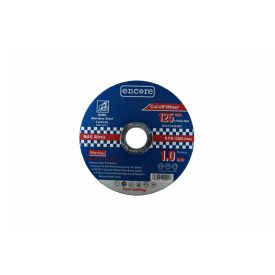 ENCORE Rezný kotúč na oceľ 125 x 1,0 x 22,23 mm STEEL ENCORE Rezný kotúč na oceľ 125 x 1,0 x 22,23 mm STEEL