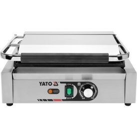 YATO GASTRO Kontaktný gril 440 mm 2200 W plochý plech na pečenie   YATO GASTRO Kontaktný gril 440 mm 2200 W plochý plech na pečenie