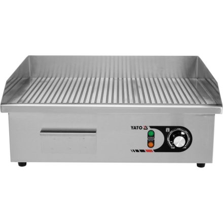 YATO GASTRO gril 550 mm 3000 W rebrovaný plech na pečenie