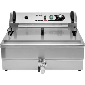 YATO GASTRO Stolná fritéza 23 litrov 6000 W s vypúšťacím kohútikom   YATO GASTRO Stolná fritéza 23 litrov 6000 W s vypúšťacím kohútikom
