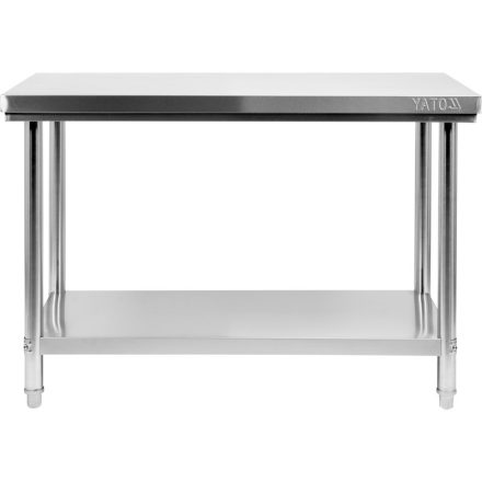 Pracovný stôl YATO GASTRO Inox so spodnou policou