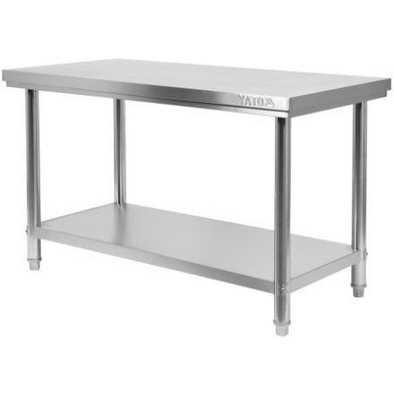 Pracovný stôl YATO GASTRO Inox so spodnou policou