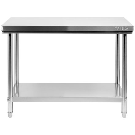 Pracovný stôl YATO GASTRO Inox so spodnou policou