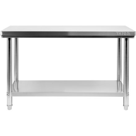 Pracovný stôl YATO GASTRO Inox so spodnou policou