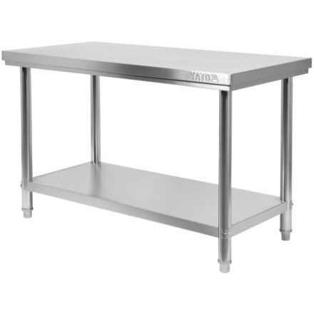 Pracovný stôl YATO GASTRO Inox so spodnou policou