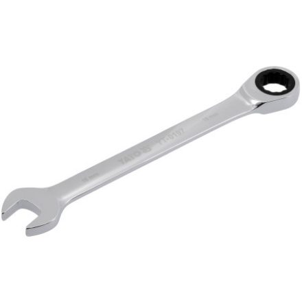 YATO Kľúč s račňou a očkom 16 mm / 210 mm 72T CrV