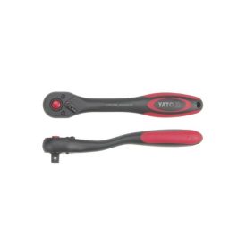 YATO račňový hnací hriadeľ 1/2" 257 mm 72T zahnutá stopka CrV   YATO račňový hnací hriadeľ 1/2" 257 mm 72T zahnutá stopka CrV