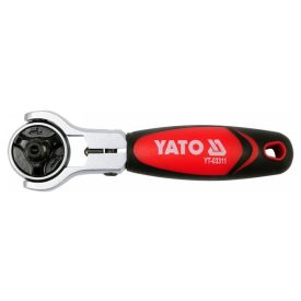 YATO račňový hnací hriadeľ 1/4" 72T 115 mm otočná hlava CrV   YATO račňový hnací hriadeľ 1/4" 72T 115 mm otočná hlava CrV