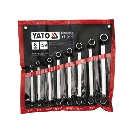 YATO Sada kľúčov typu torx, 8 kusov 6-22 mm CrV