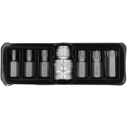 YATO Sada bitov Torx 7 kusov (1/2" T25-T50)