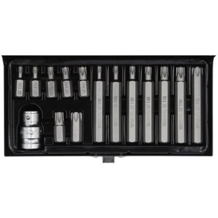 YATO Sada torx bitov 15 kusov 1/2": T20-T55