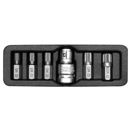 YATO Sada bitov 6 kusov SPLINE M5-M12 L=30 mm 1/2"