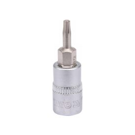 YATO nástrčný kľúč na bity Torx 1/4" T10 CrV YATO nástrčný kľúč na bity Torx 1/4" T10 CrV