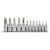 YATO Sada nástrčných kľúčov 12-dielna Torx 1/4", 3/8" CrV