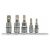 YATO Sada nástrčných kľúčov 5-dielna Spline 1/4", 3/8" CrV