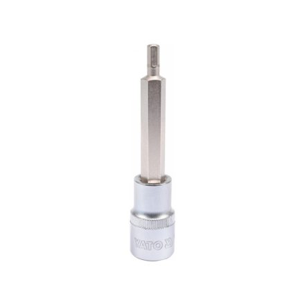 YATO Dlhý nástrčný kľúč na bity Allen 1/2" 5 mm CrV