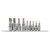 Sada nástrčných kľúčov YATO 9 kusov Allen 1/4", 3/8" CrV