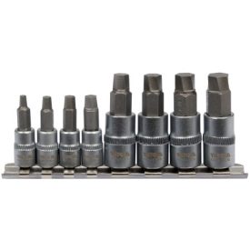 YATO súprava šesťhranných nástrčných kľúčov 8 kusov 1/4" 3/8"   YATO súprava šesťhranných nástrčných kľúčov 8 kusov 1/4" 3/8"