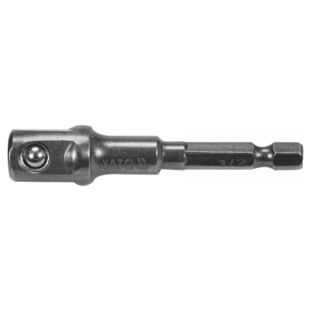 YATO Adaptér pre nástrčný kľúč 1/4" Hex -> 1/2" štvorcový CrV