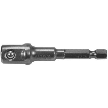 YATO Adaptér pre nástrčný kľúč 1/4" Hex -> 1/2" štvorcový CrV
