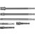 Sada adaptérov YATO nástrčných kľúčov 6 dielov 1/4" Hex -> 1/4", 3/8", 1/2" štvorcový CrV