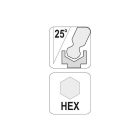 YATO Imbus kľúč s guľovou hlavou 8,0 mm / 22 x 200 mm S2