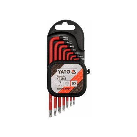 Sada kľúčov YATO Torx 7 dielov T9-T30 S2