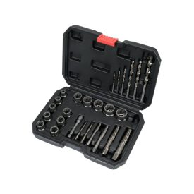 YATO Zlomený, zlomený vyťahovač skrutiek a sada vrtákov 26 kusov 3/8"   YATO Zlomený, zlomený vyťahovač skrutiek a sada vrtákov 26 kusov 3/8"